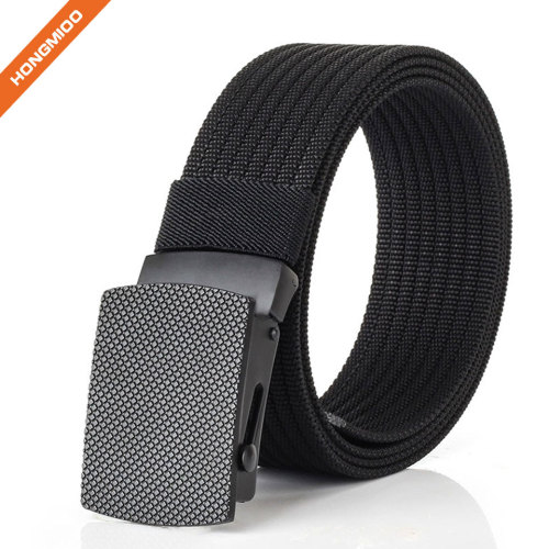 Nylon Military Tactical Men Belt Outdoor Canvas Webbing Web Belt 1.5"with Zinc Alloy buckle