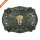 Factory Custom Zinc Alloy Brass Sizes Logo Fashion Western Buckle for Cowboy