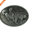 Factory Custom Zinc Alloy Brass Sizes Logo Fashion Western Buckle for Cowboy