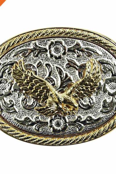 3D Engraving Design Solid Metal Western Cowboy Belt Buckle Men Women