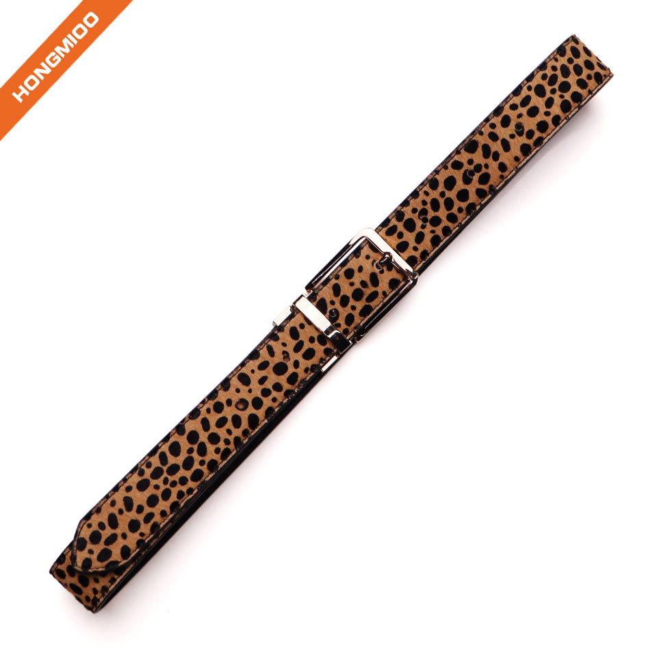 Womens Leopard Print Belts Cheetah Animal Print Belt fo...