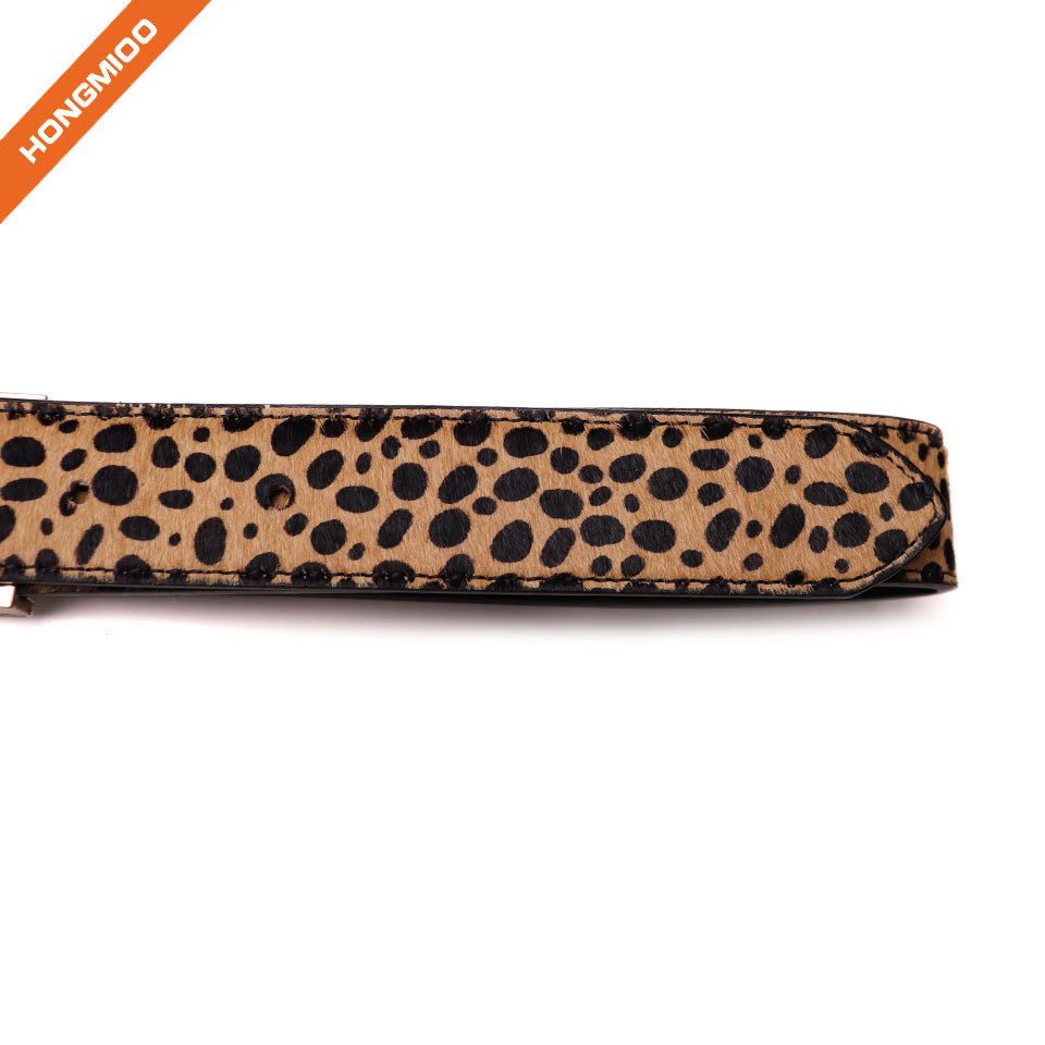 Womens Leopard Print Belts Cheetah Animal Print Belt fo... side