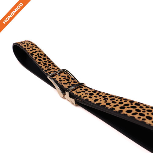 Womens Leopard Print Belts Cheetah Animal Print Belt for Jeans