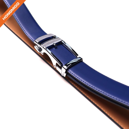 Ratchet Belts for Men Genuine Leather Dress Belt Automatic Buckle For Men