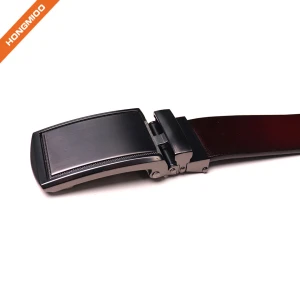 Mens Belt Click Genuine Leather Ratchet Belt For Men Size Customized