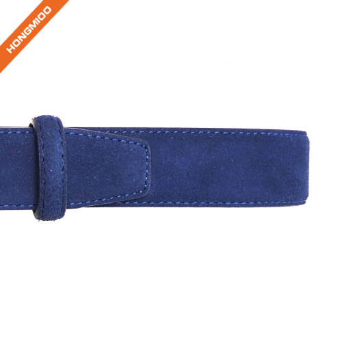 Men's Suede Leather Belt Fashion Casual Belts With Prong Buckle