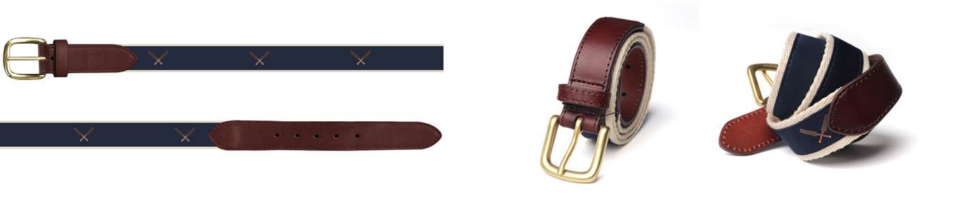 Custom golf belt
