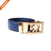 Men's 1.25" Traditional Gold Buckle With Ratchet Belt Strap