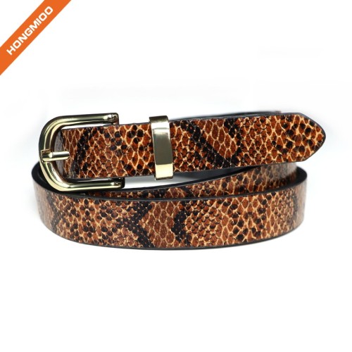 Fashion Womens Leather Belts With Pin Buckle Waist Belt For Jeans Pants