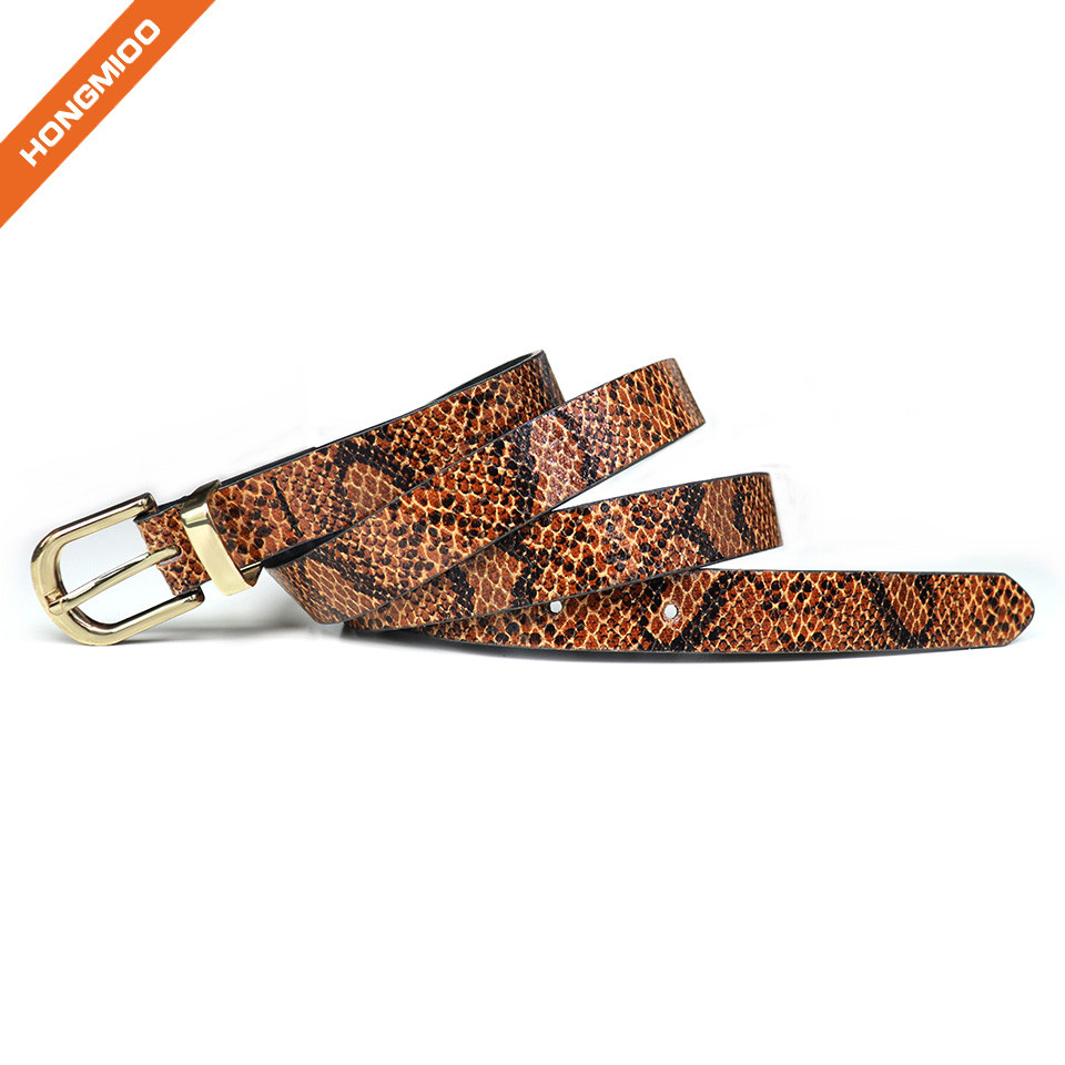 Fashion Womens Leather Belts With Pin Buckle Waist Belt... detail