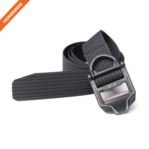 Tactical Belt  Nylon Webbing Waist Belt With Heavy-Duty Quick-Release Buckle