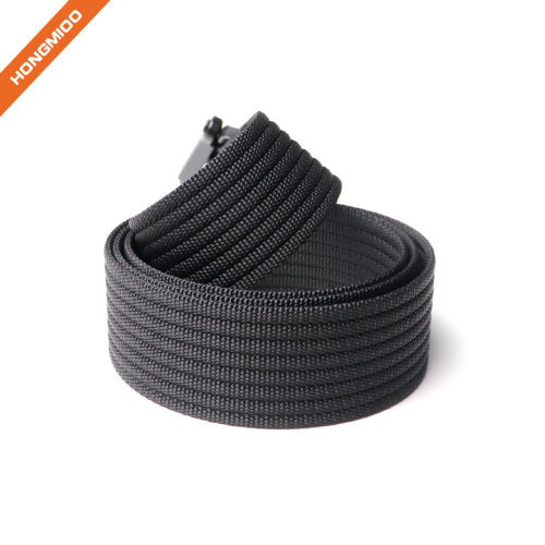 Tactical Belt  Nylon Webbing Waist Belt With Heavy-Duty Quick-Release Buckle