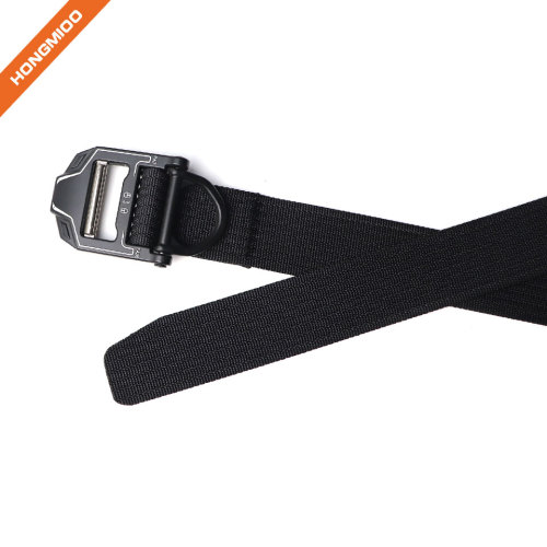 Tactical Belt  Nylon Webbing Waist Belt With Heavy-Duty Quick-Release Buckle