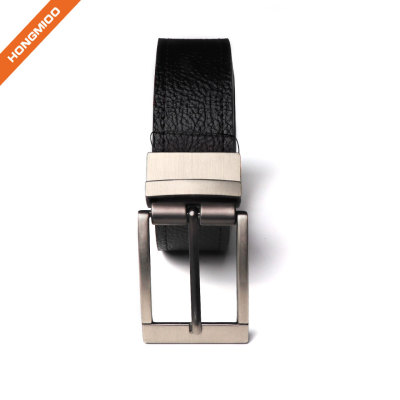 Reversible Leather Belts For Men With Rotated Metal Buckle Women Narrow Jeans Belt