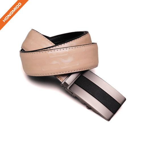 Genuine Leather Ratchet Dress Belt With Automatic Buckle Enclosed In An Elegant Gift Box