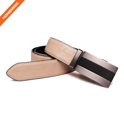 Genuine Leather Ratchet Dress Belt With Automatic Buckle Enclosed In An Elegant Gift Box