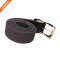 Men's Casual Belt Fabric And Leather Strap With Classic Single Prong Buckle