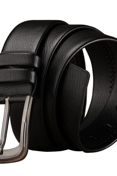 Fashion Stylish Microfiber Bonded Leather Pin Buckle Belt For Men