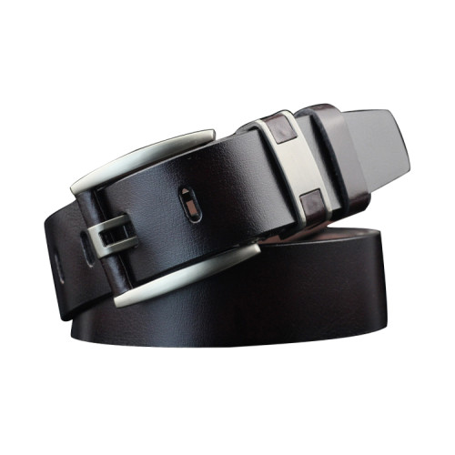 Vintage Men's Microfiber Bonded Leather Pin Buckle Belt