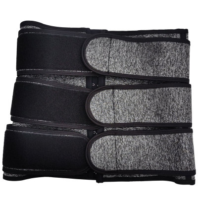 Mens Workout Waist Trainer Neoprene Corset Sauna Sweat Trimmer Cincher Slimming Belly with Belts