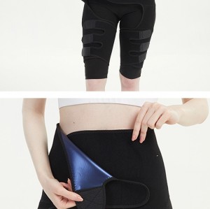 Power Waist Thigh Trimmer Premium Nano Silver Waist Trainer Thigh Slimmer Butt Lifter