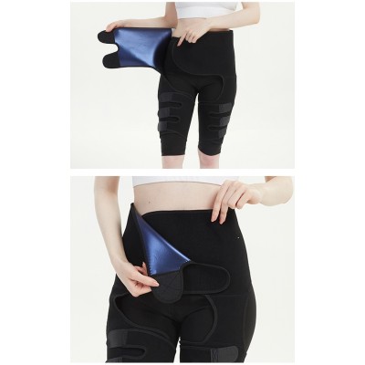 Power Waist Thigh Trimmer Premium Nano Silver Waist Trainer Thigh Slimmer Butt Lifter