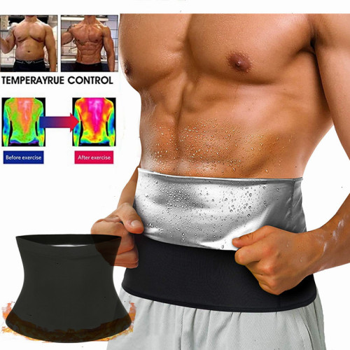 Sweat Shaper Premium Waist Trimmer for Men Waist Trainer Sauna Belt Sauna Slimming Belt