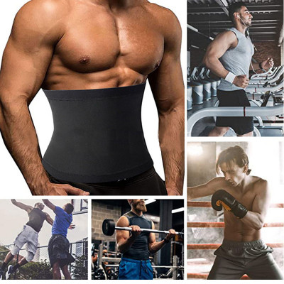 Sweat Shaper Premium Waist Trimmer for Men Waist Trainer Sauna Belt Sauna Slimming Belt