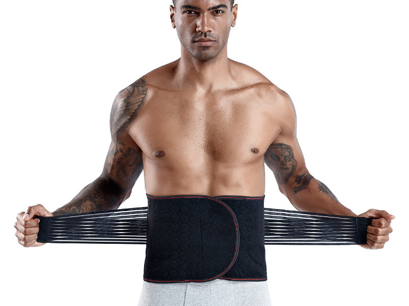 Adjustable neoprene exercise belt
