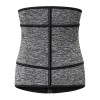 Women's Zipper and Magictape Waist Trainer Waist Trimmer Belt Sweat Sauna Body Shaper Slim Corset