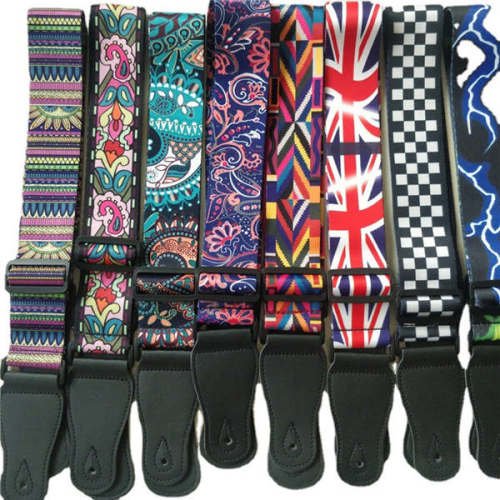 Custom Guitar Strap, Retro Fbric Guitar Straps,Factory Offer - hongmioo