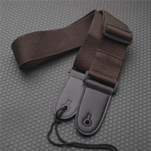 Guitar Strap Black Set for Acoustic, Electric and Bass Guitar 2 Inch Wide Guitar Belt