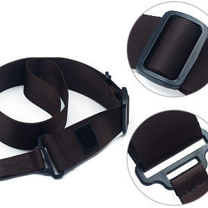 Adjustment Seatbelt Guitar Strap with Clip Black Nylon for Acoustic Guitar Electric Guitar and Bass Guitar