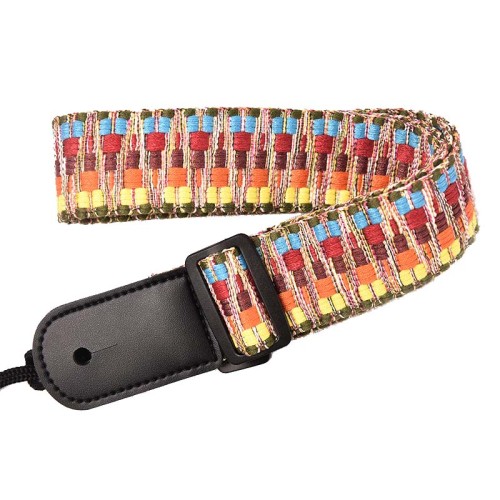 Hot Stamp Individuality Colorful Guitar Belt for Children Personality Custom Polyester Kids Guitar Strap