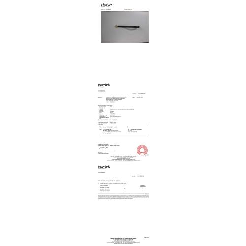 Color fastness test report