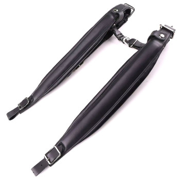 Custom leather strap manufacturing Adjustable Accordion Straps - High Grade Leather Shoulder Harness