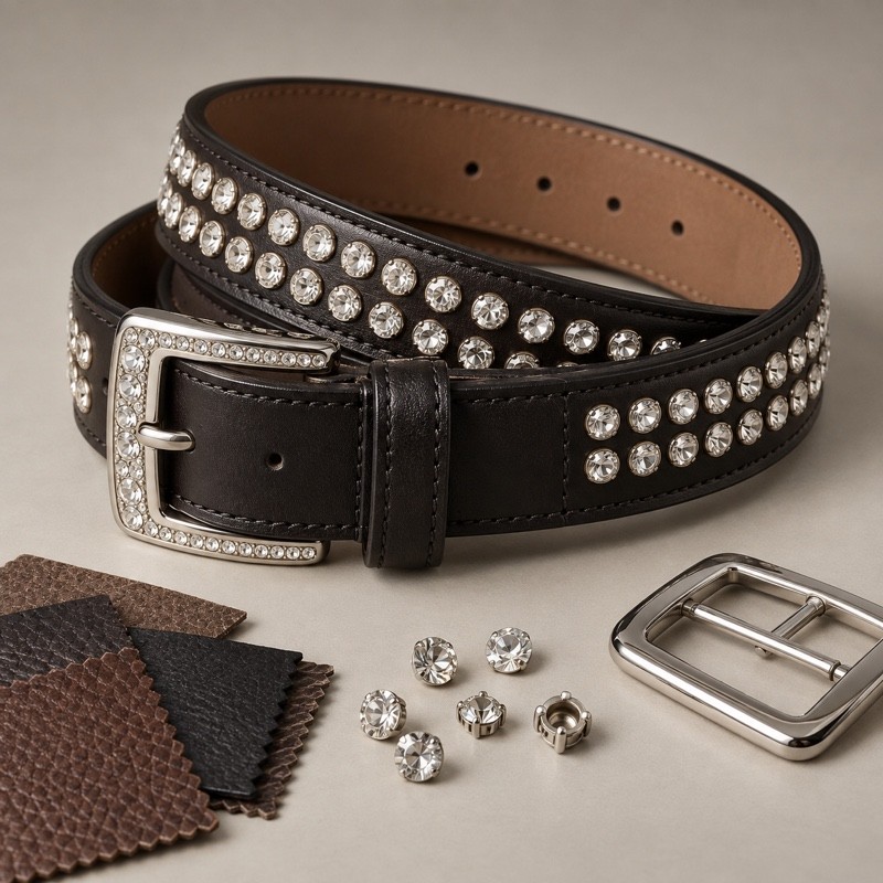 Rhinestone Belt Design Guide for Brands: Materials, Settings and Durability