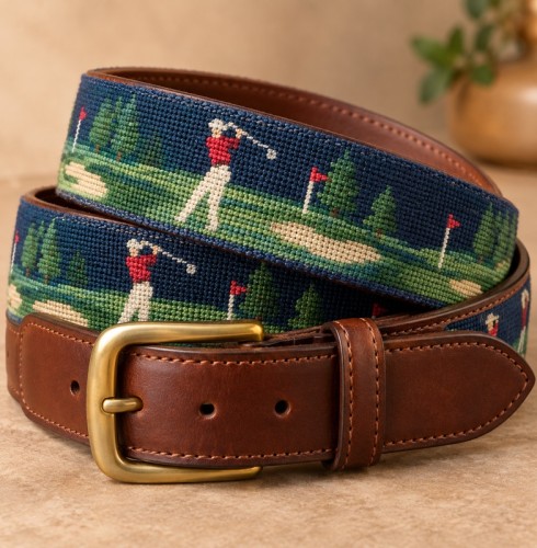 Custom Needlepoint Belts for Brands: Design, Materials and OEM Process