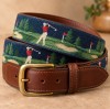 Custom Needlepoint Belts for Brands: Design, Materials and OEM Process
