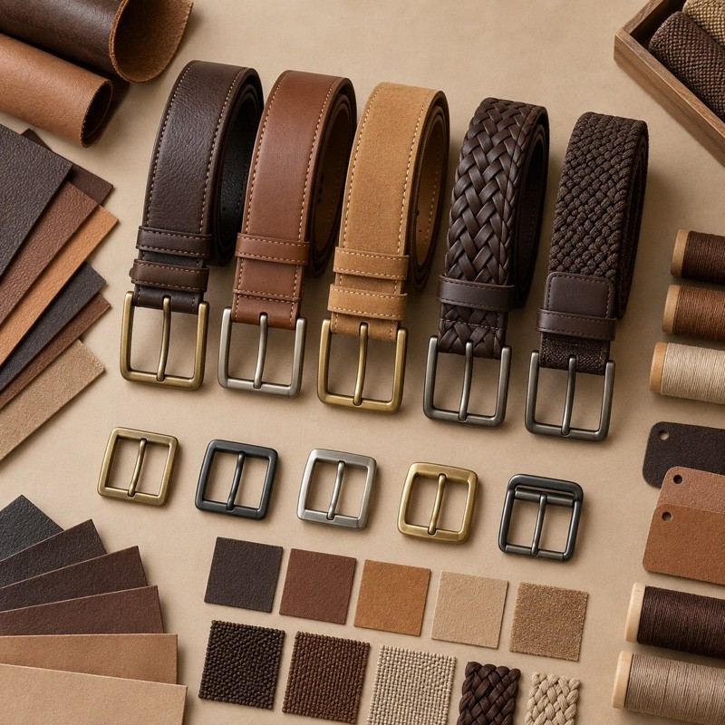 Earth-Tone Custom Belt Collections: Color, Material and Hardware Guide
