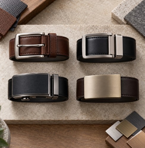The Complete Guide to Belt Buckle Types: Ratchet, Reversible, Plate, and Pin Buckles Explained