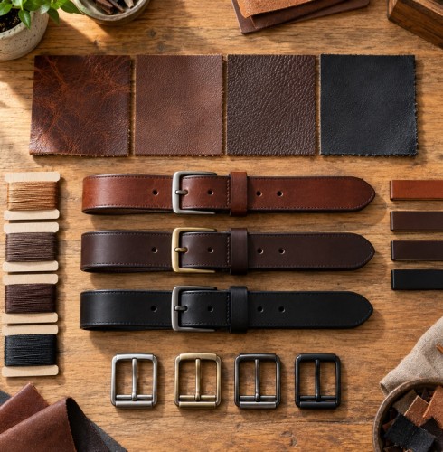 Custom Leather Belts: How to Choose the Right Leather, Color, and Finish for Your Brand