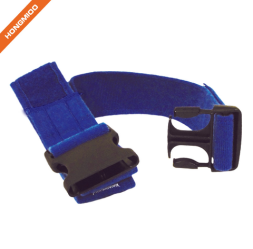 Blue Color Patients Transfer Nylon Gait Belt With Quick Release Plastic Buckle