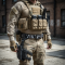 Tactical Gun Sling Belt with MOLLE Webbing