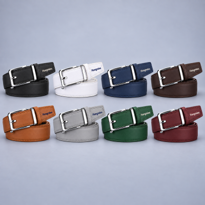 Wholesale PU Golf Belt with Automatic Ratchet Buckle | Custom Logo OEM