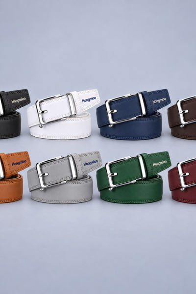 Wholesale PU Golf Belt with Automatic Ratchet Buckle | Custom Logo OEM