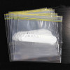 clear zip lock bag with printing