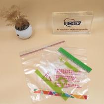plastic waterproof clear PE zip lock double reclosable bag