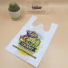 Reuseful HDPE/LDPE/PE Plastic White SHOPPING Bags with Printing