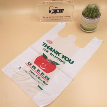 Custom Branded T-Shirt Vest printing Plastic Bag
